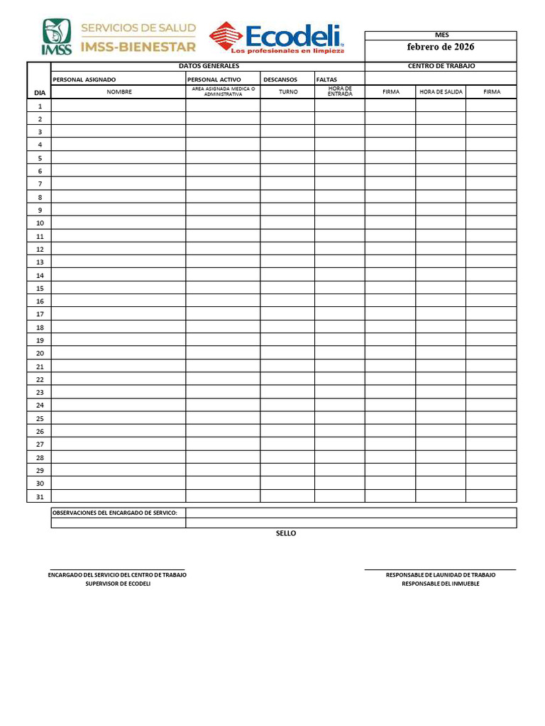Listas Ecodeli Formato Word | PDF