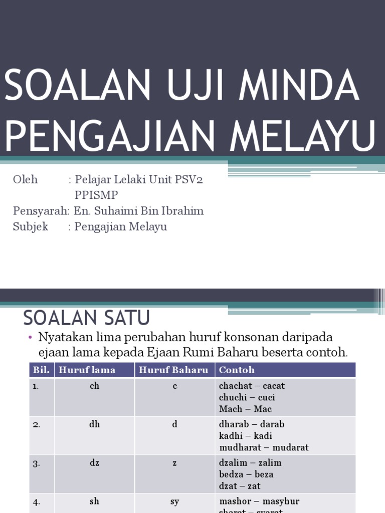 Soalan Uji Minda Pm Sem 3 Pdf