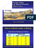 Edades y Correlación de Depósitos Minerales Perú