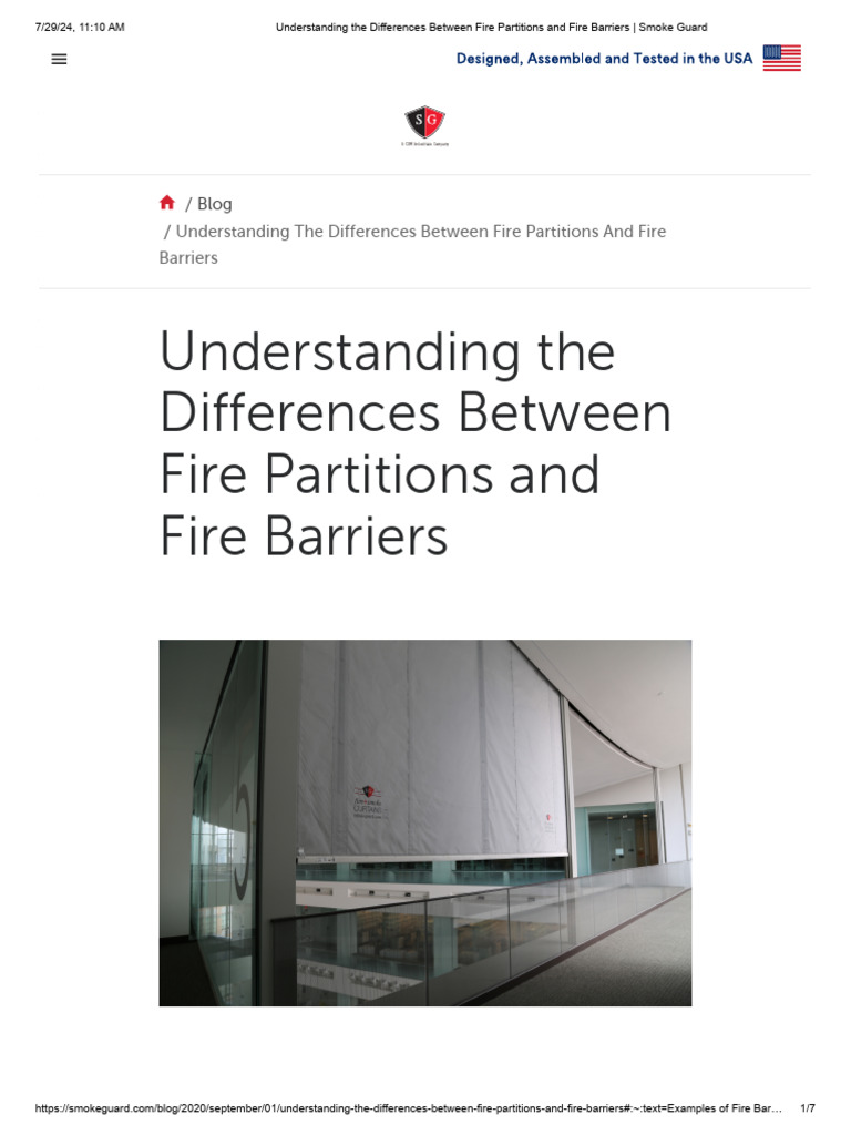 Understanding the Differences Between Fire Partitions and Fire Barriers ...