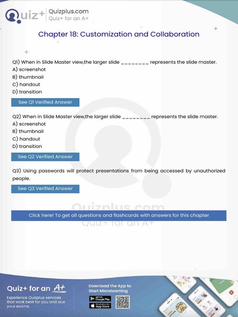 When in Slide Master Viewthe Larger Slide Represents the Slide Master ...