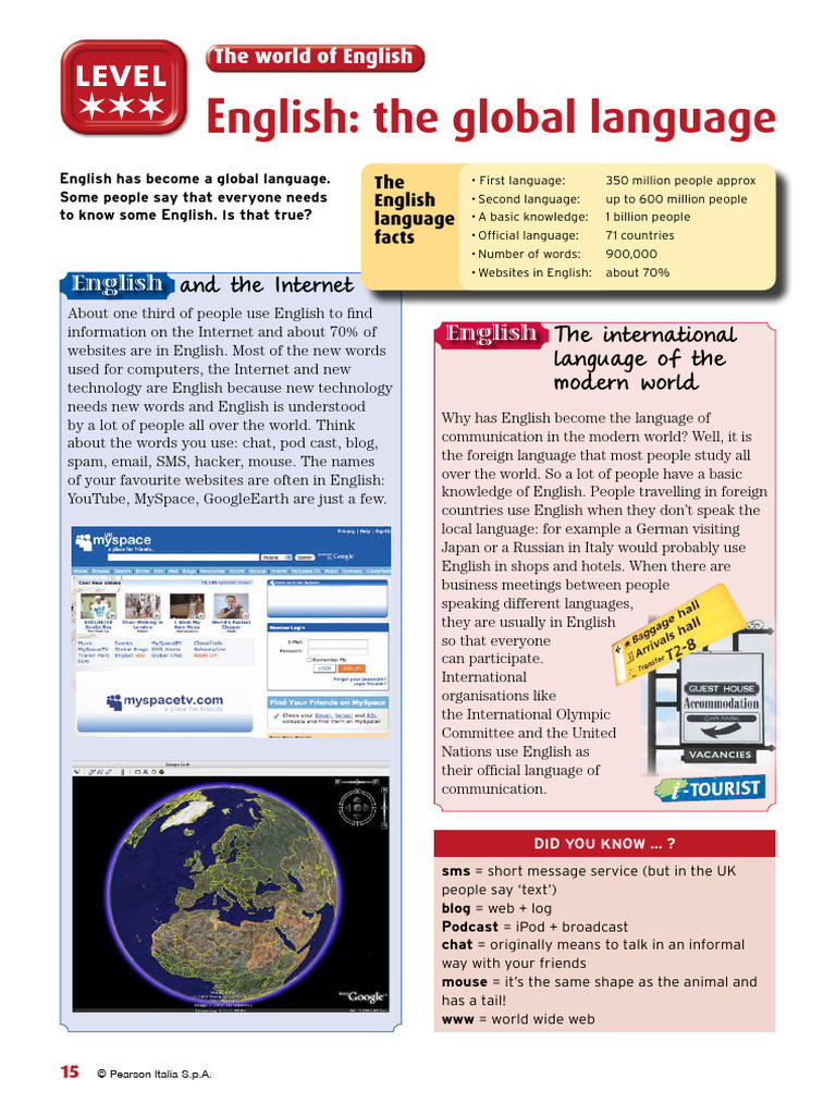 Reading - English_global LANGUAGE | PDF | English Language | Communication