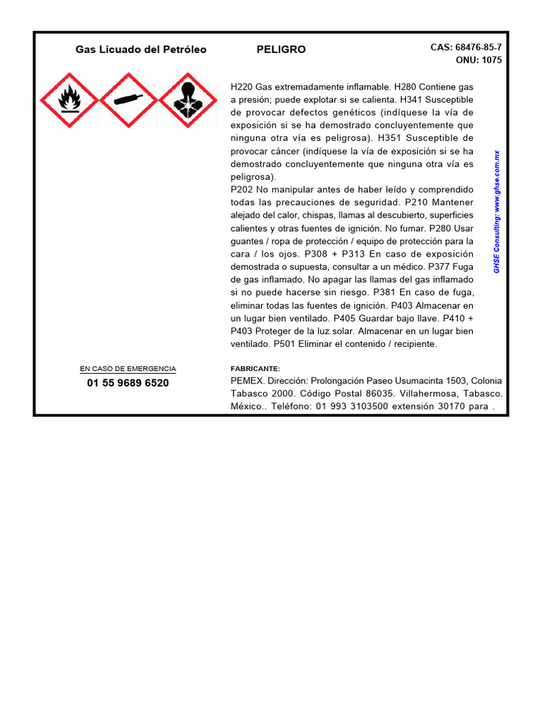 GAS LP | PDF