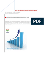 Economic Reforms of The Banking Sector in India