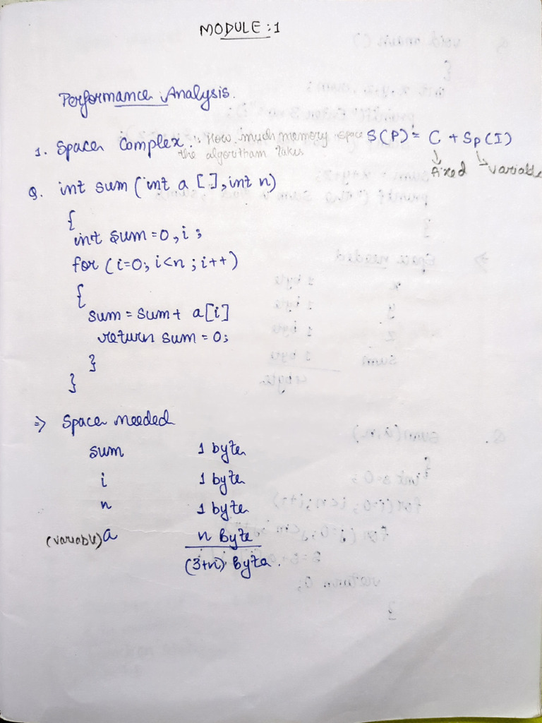 DS- MODULE -1 | PDF