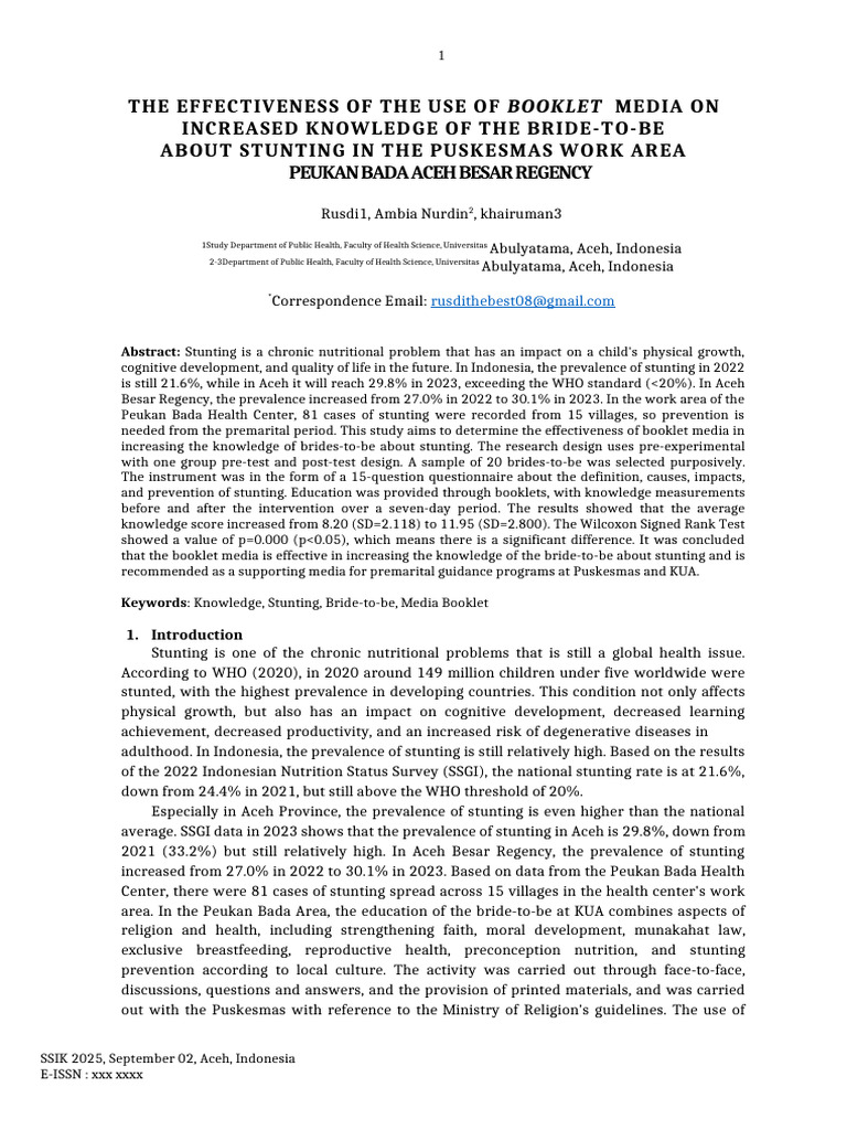 Artikel Ssik Rusdi (21181040). | PDF | Behavioural Sciences | Poverty