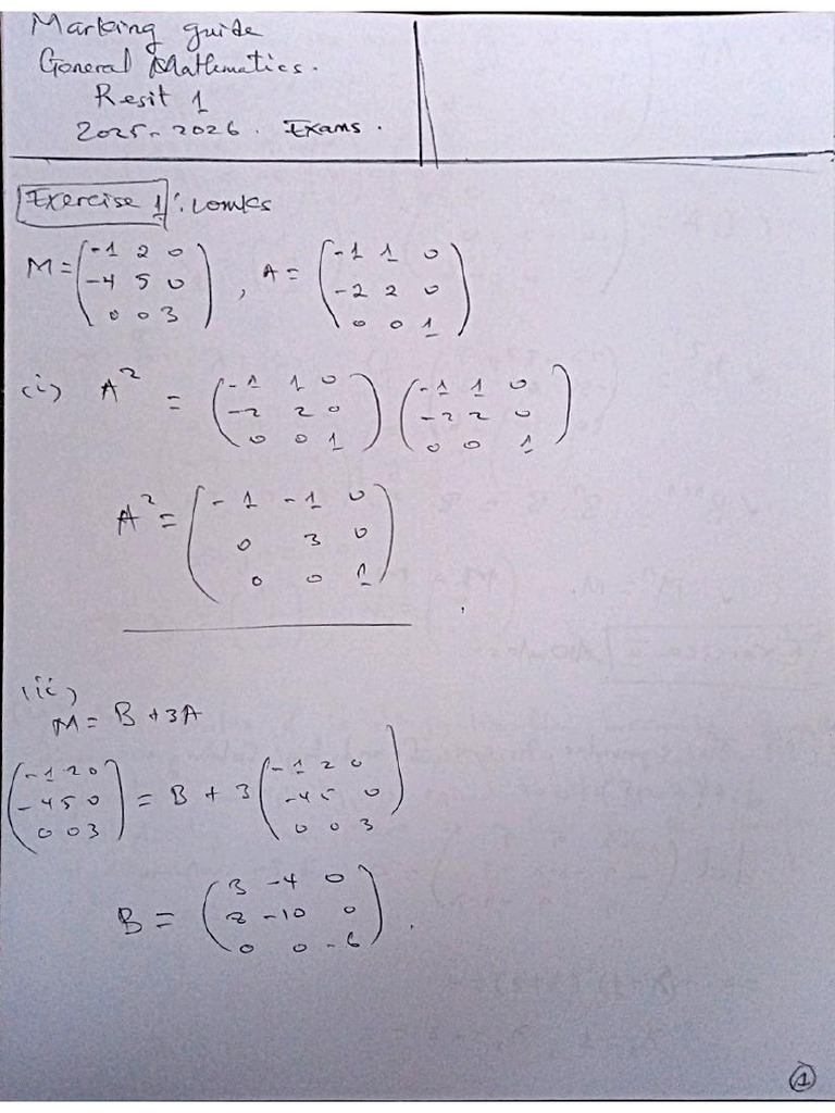 Gen Maths Resit 1 | PDF