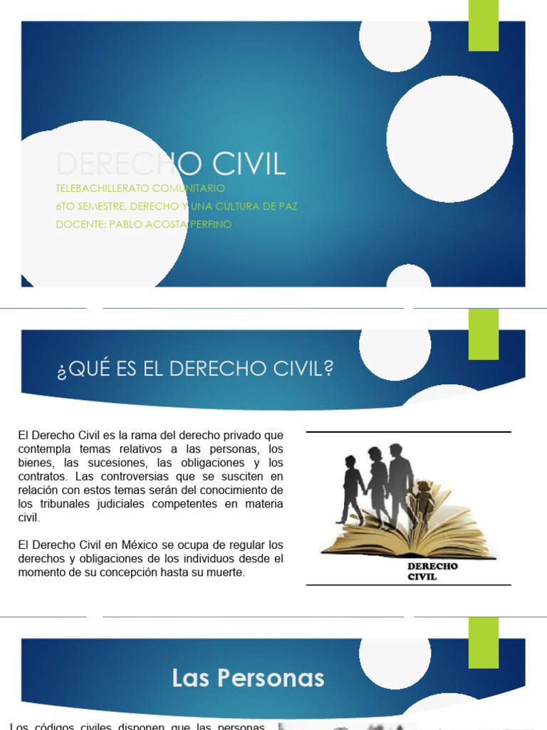 Derecho Civil | PDF | Posesión (Ley) | Ley común