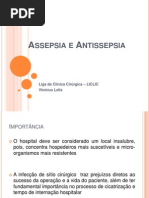 Assepsia e Antissepsia