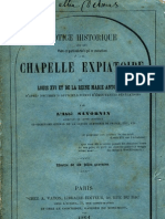 Abbé Savornin La Chapelle Expiatoire Les Derniers Jours de Louis XVI Et de La Reine Marie Antoinette Paris 1864