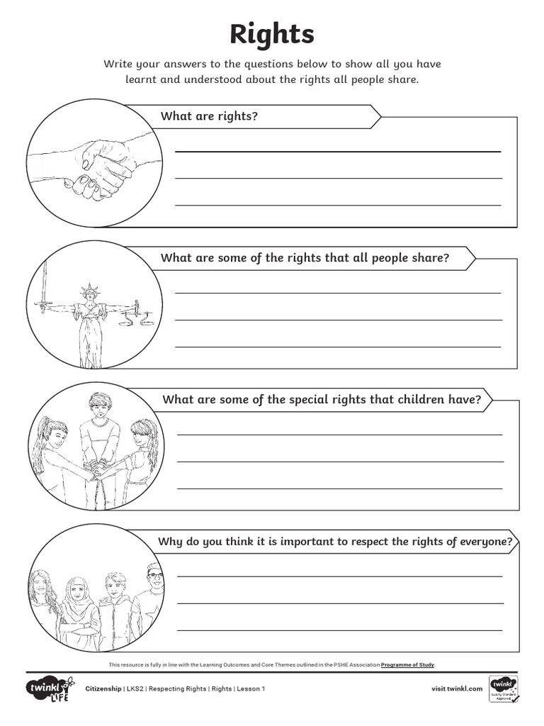 Rights Activity Sheet | PDF