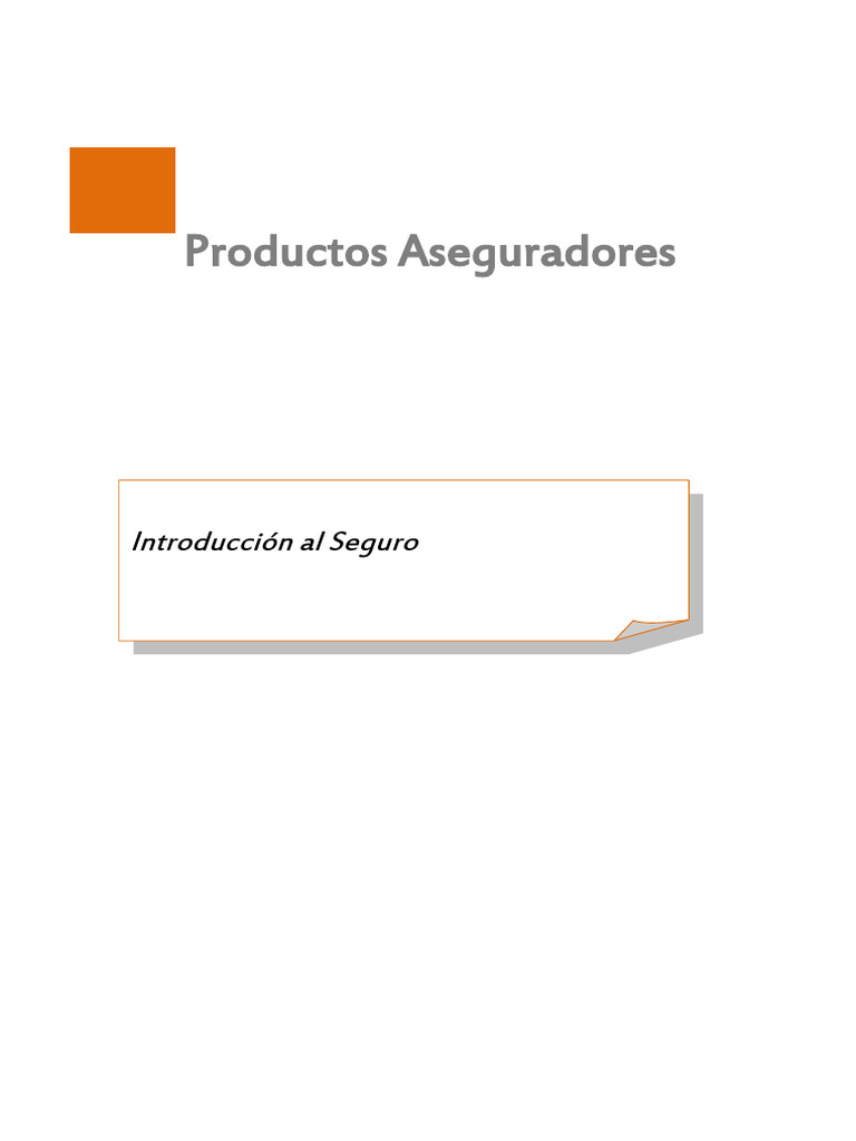 Unidad 15 Introduccion Al Seguro | PDF | Póliza de seguros | Seguro