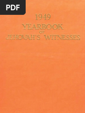 1949 Yearbook Of Jehovahs Witnesses Jesus The Gospel