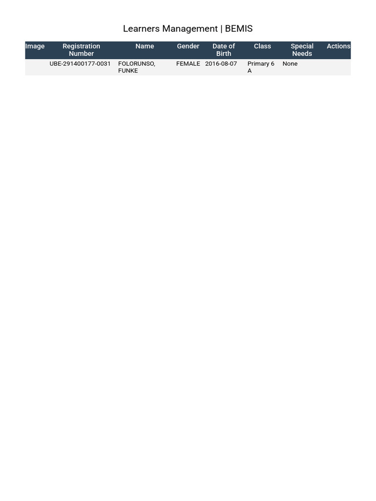 Learners Management BEMIS (3) | PDF