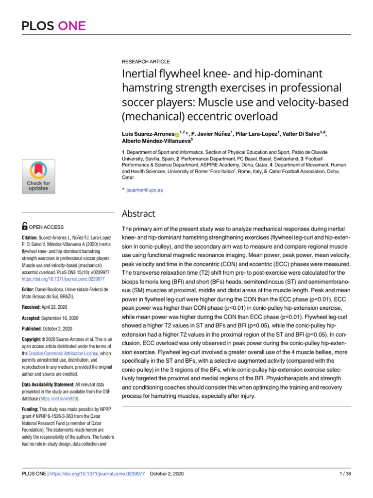 Inertial_flywheel_knee-_and_hip-dominant_hamstring | PDF | Muscle ...