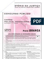 Prova Policia Rodoviaria Federal BRANCA