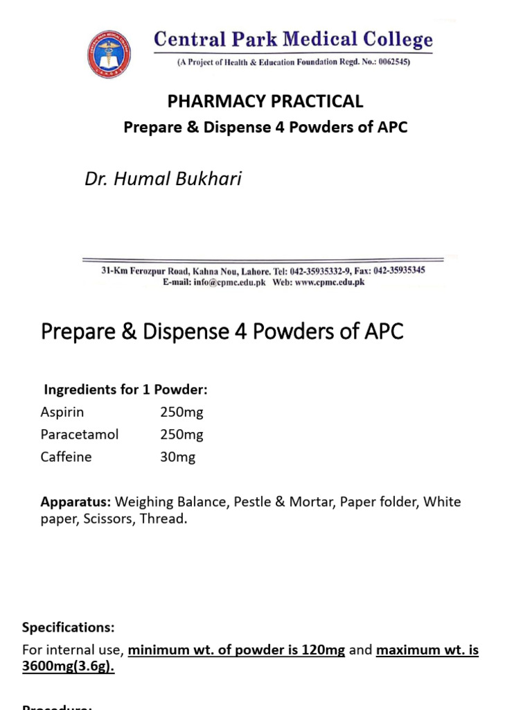 6. APC Powder | PDF