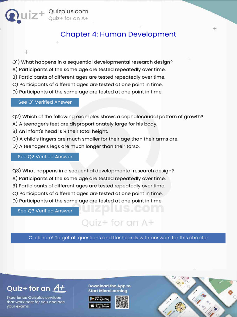 What Happens in a Sequential Developmental Research Design | PDF ...