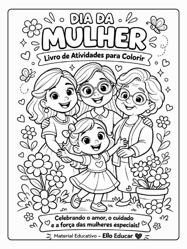 Atividades Dia Da Mulher Educacao Infantil | PDF | Direitos Autorais | Blog
