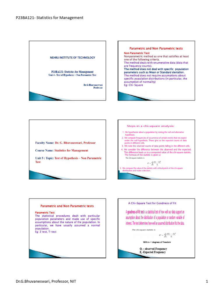 SFM5 | PDF | Nonparametric Statistics | Chi Squared Test
