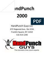 HandPunch 2000 Manual