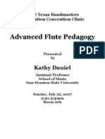 Advanced Flute Pedagogy