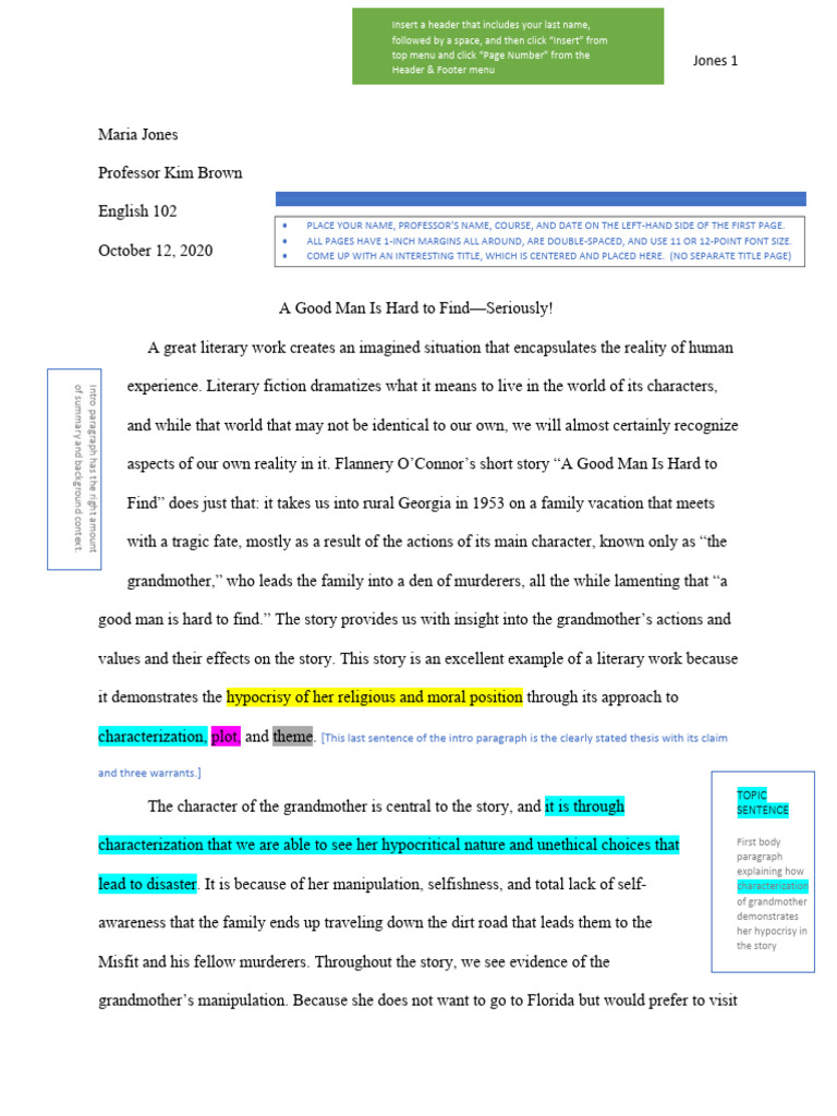 Sample Paper 1 With Annotations | PDF