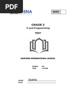Sprite Lab Practical Test Guide | PDF