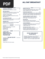 Diverse Menu of Breakfast and Dishes | PDF | Sauce | Hamburgers