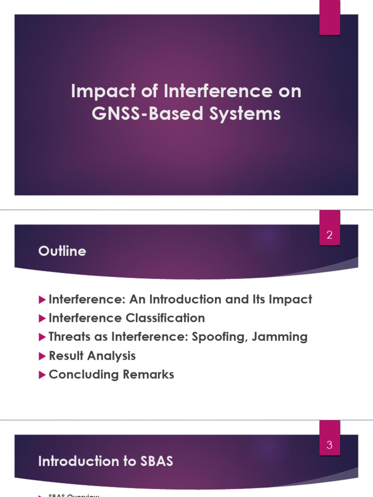 7. Impact of Interference on GNSS-Based Systems | PDF | Electromagnetic ...