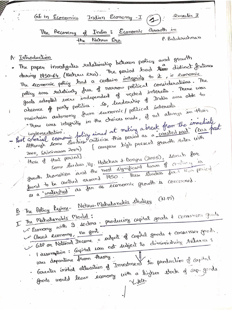 P. Balakrishnan Notes | PDF