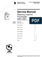 Whirlpool Awo 9361 Service Manual English