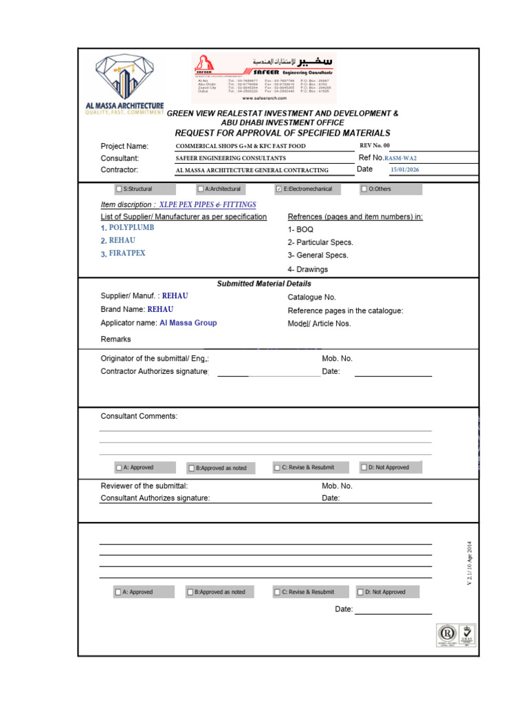 Smr-ws-02 -Xlpe Pex Pipes & Fittings | PDF | Pipe (Fluid Conveyance ...