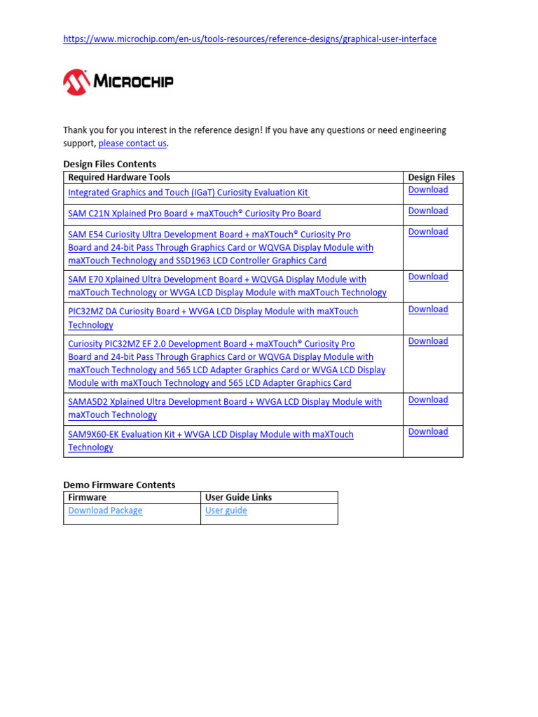 Graphical User Interface Reference Design Files | PDF