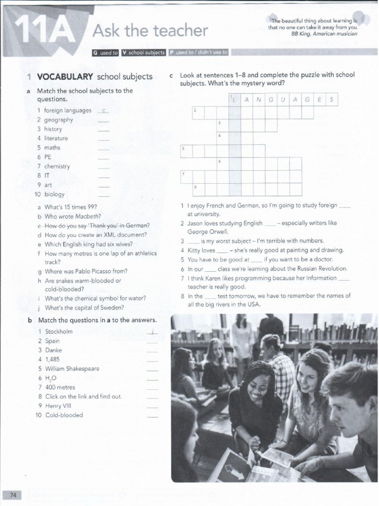 English File Pre-Intermediate 4th Edition Workbook (2) | PDF