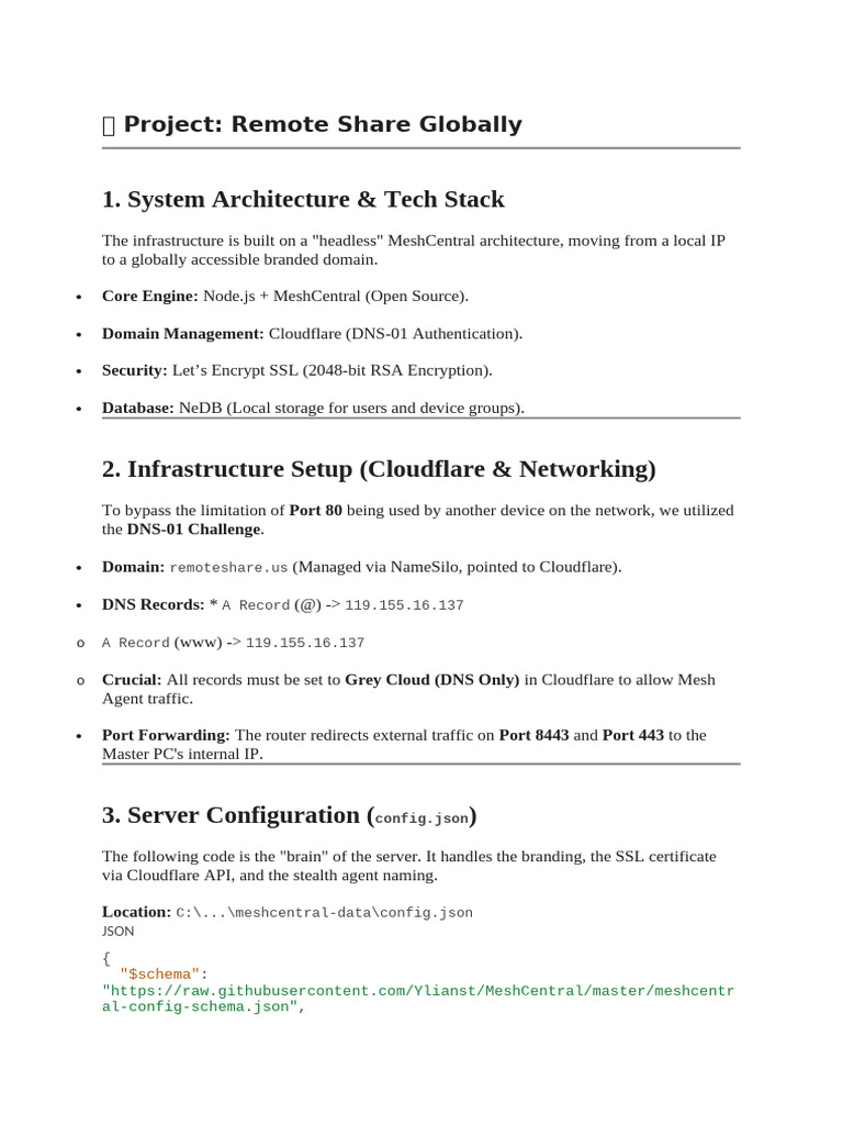 Mesh Central Deployment | PDF | Domain Name System | Computer Engineering