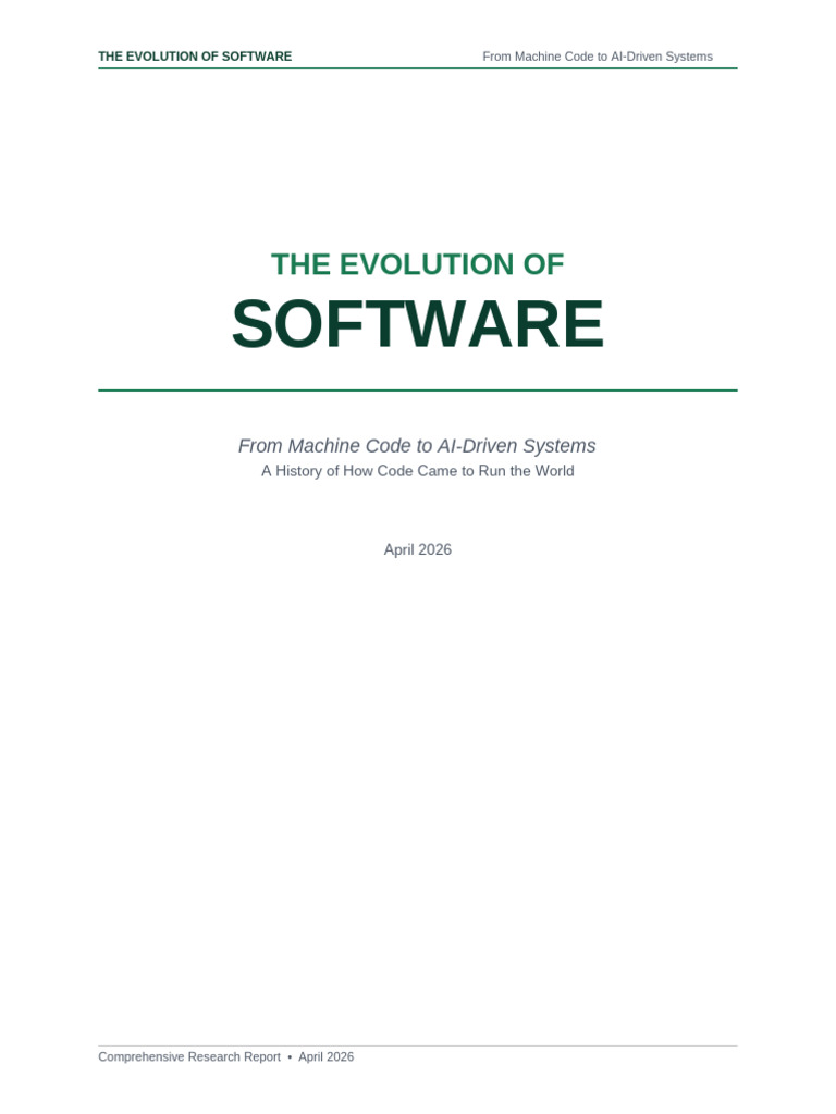 Evolution of Software | PDF | Graphical User Interfaces | Cloud Computing