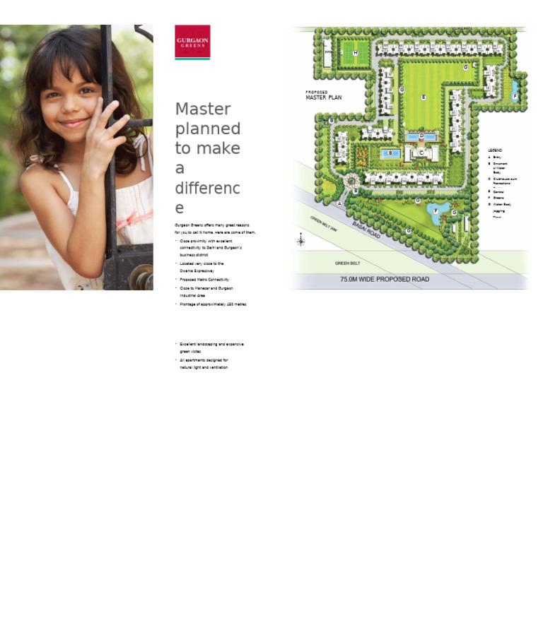 Gurgaon Greens Master Plan | PDF