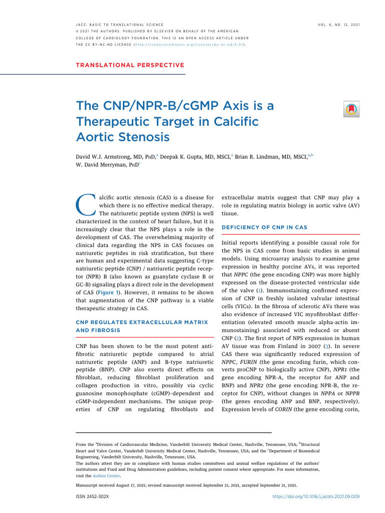 Armstrong-2021-The CNP_NPR-B_cGMP Axis is a Th | PDF