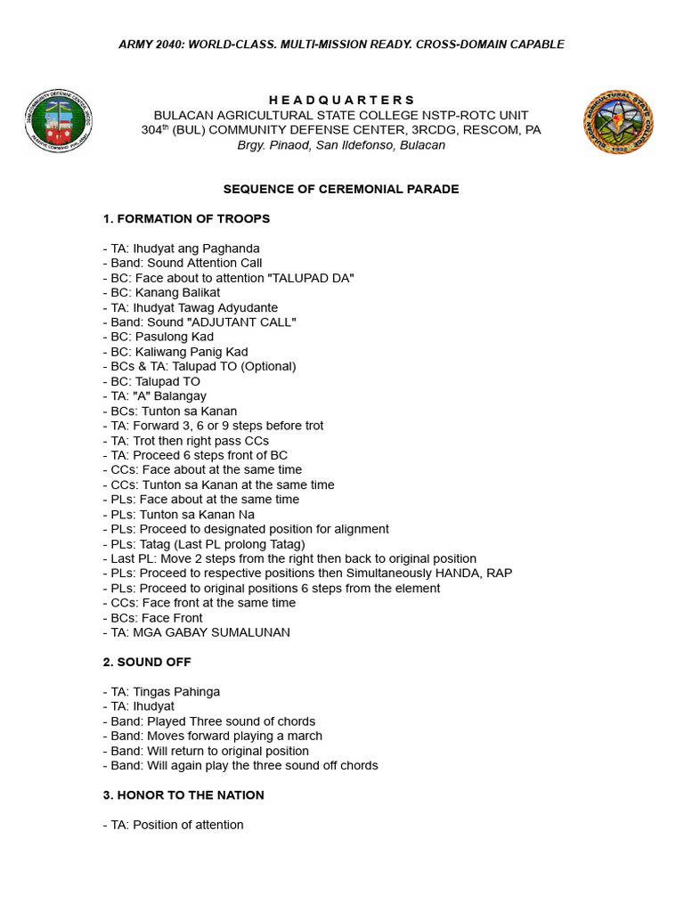 RRL Information | PDF | Corps | Military Organization