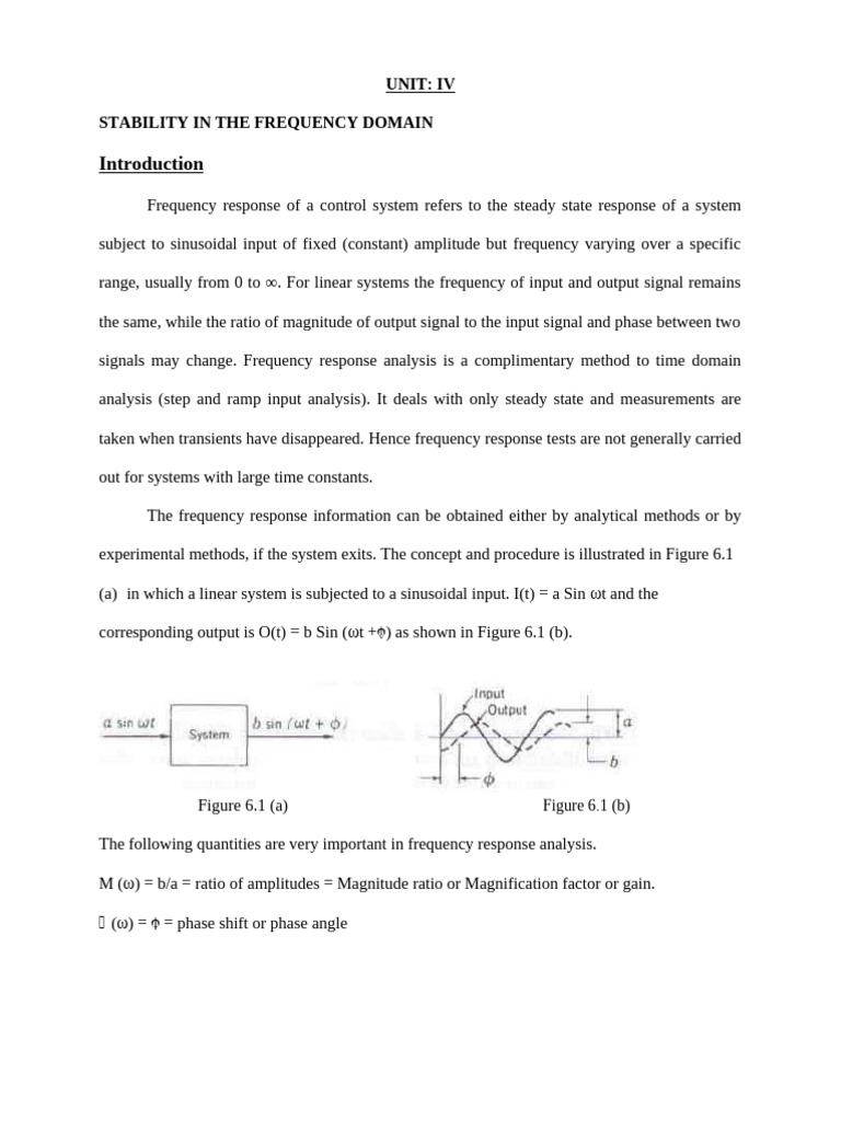 Control Systems by-unit-4 | PDF | Signal Processing | Computer Engineering