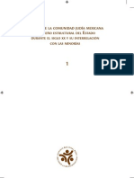 Colección Dime. 1. El Caso de La Comunidad Judía Mexicana. El Diseño Estructural Del Estado Durante El Siglo XX y Su Interrelación Con Las Minorías.