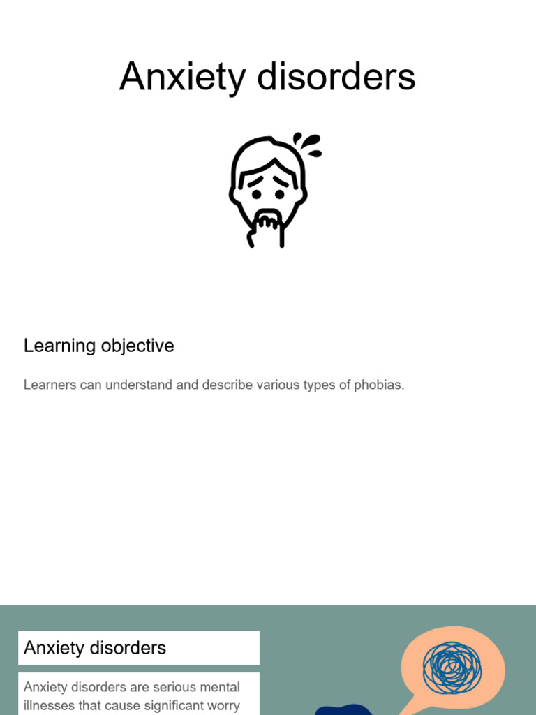 1. Anxiety Disorders | PDF | Anxiety Disorder | Anxiety