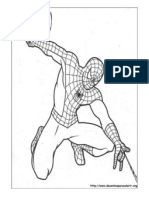 Homem-Aranha Para Colorir