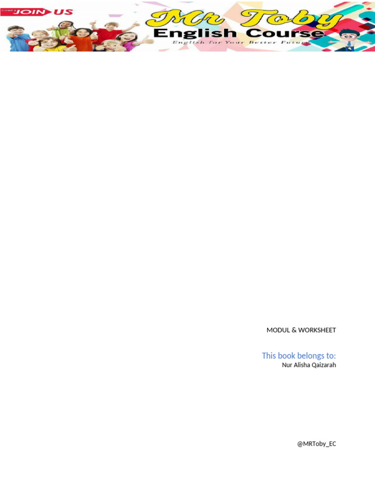 Modul Kids Beginner New | PDF | Grandparent | Plural