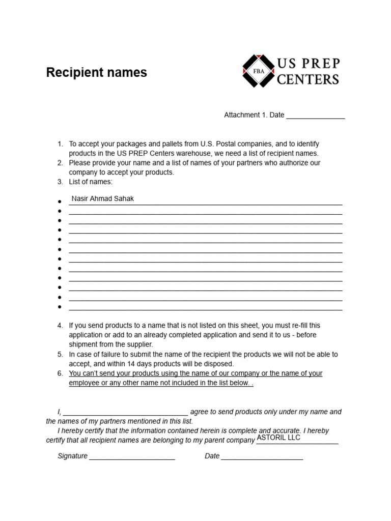 Business Application - Attachment 1 - Recipient names_encrypted_ | PDF ...
