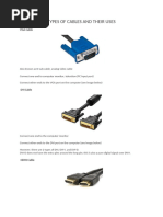 Visual Guide to Computer Cables | PDF
