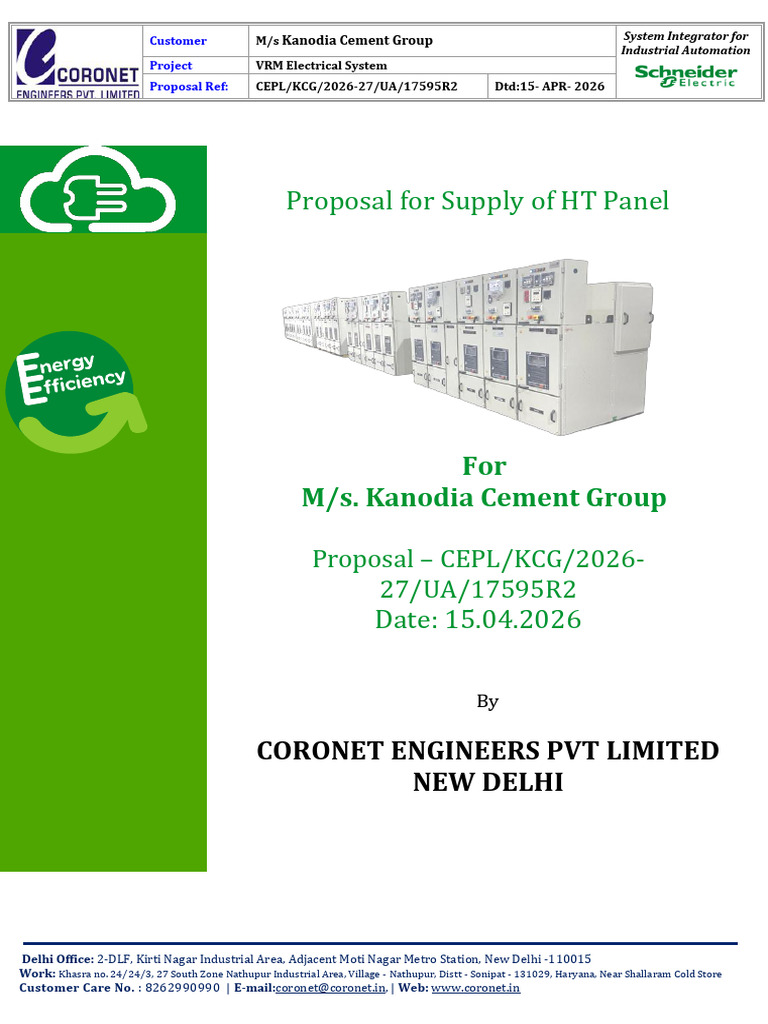 Offer_17595_Kanodia Cement Group-VRM Electrical System - Revised -2 ...