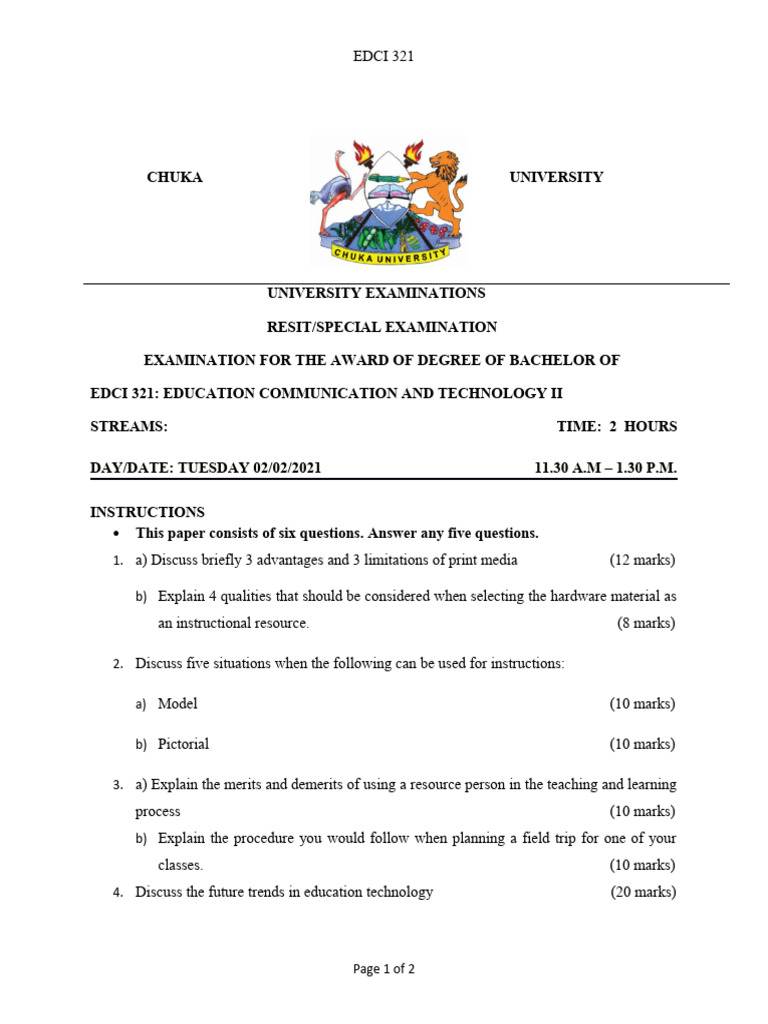 EDCI 321 (2) | PDF