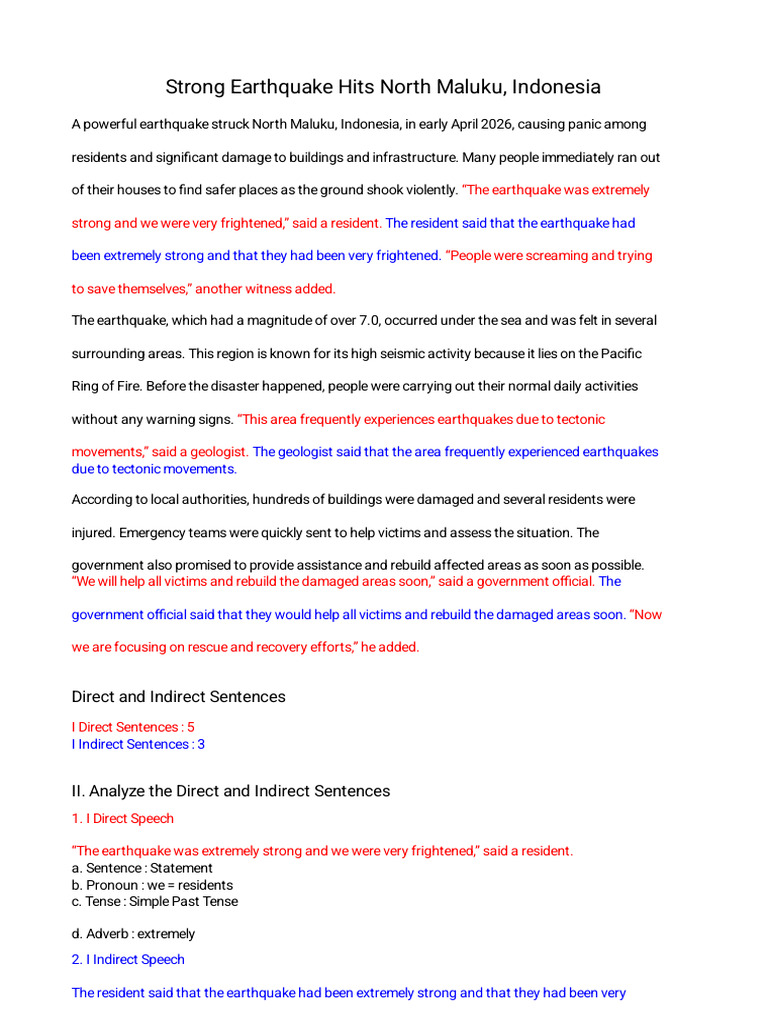 Earthquake Speech v4 | PDF